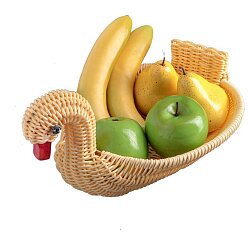 Корзинка для фруктов и хлеба «Лебедь»