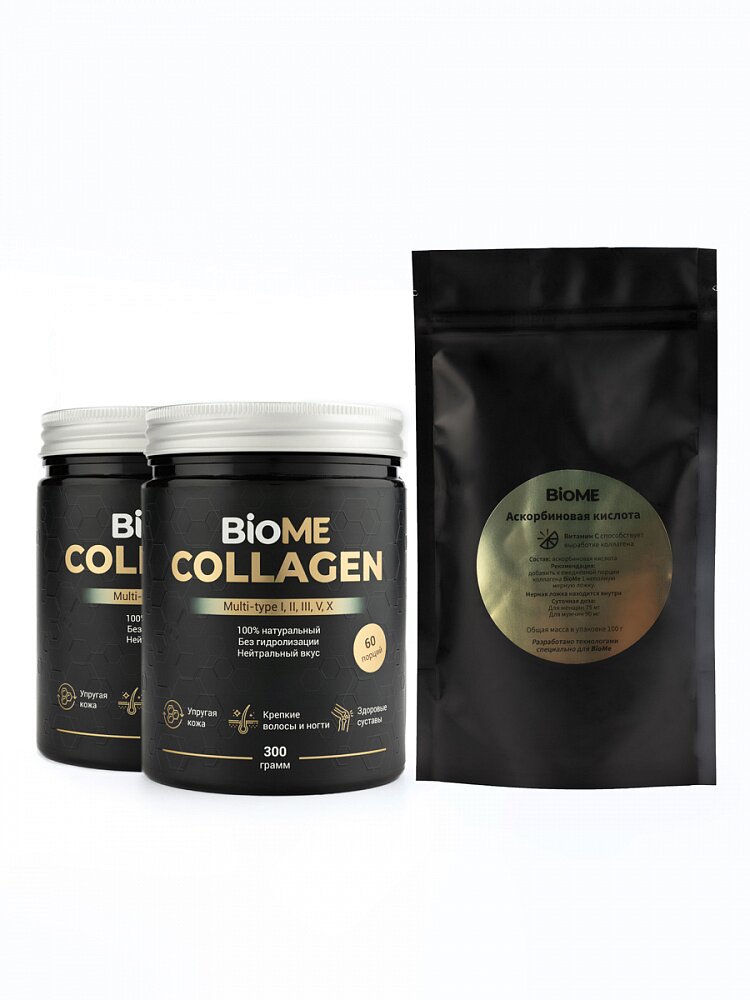 Порошок biome collagen, 2 уп