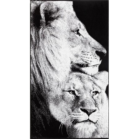 Махровое полотенце «Львы»