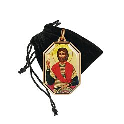 Позолоченный медальон «Александр Невский»