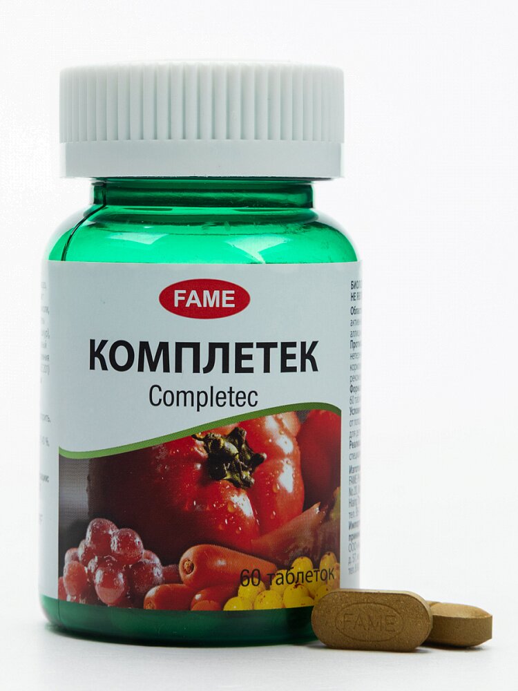 Таблетки Комплетек FAME, 60 шт