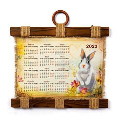 Настенный календарь на холсте «Год кролика 2023»