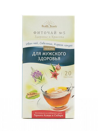 Фиточай №5 Health&Beauty "Мужское здоровье"