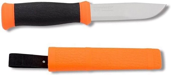 Нож Morakniv Companion (12158) стальной разделочный лезв.103мм прямая заточка зеленый/черный