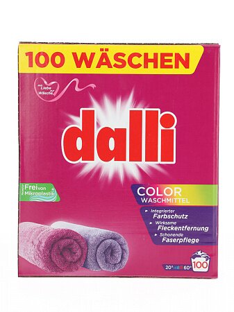 Стиральный порошок Dalli Color для стирки цветного белья, 6 кг, 100 стирок