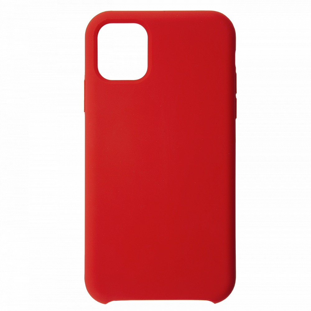 Накладка силикон с микрофиброй Orlando для iPhone 11 (6.1")with 3 sides, красный