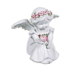 Фигурка «Ангелочек с цветком»