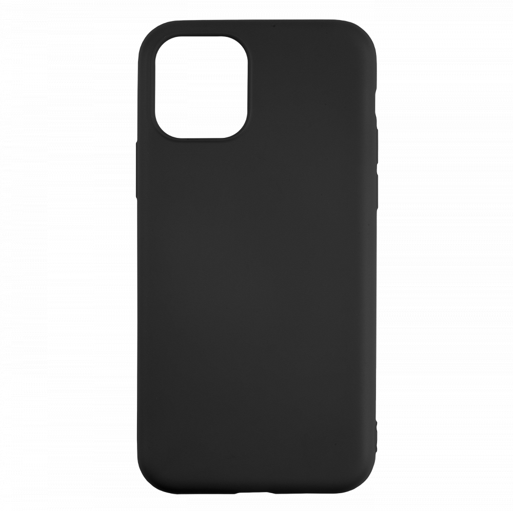 Накладка силикон с микрофиброй Auckland для iPhone 11 Pro Max (6.5") with 4 sides, черный